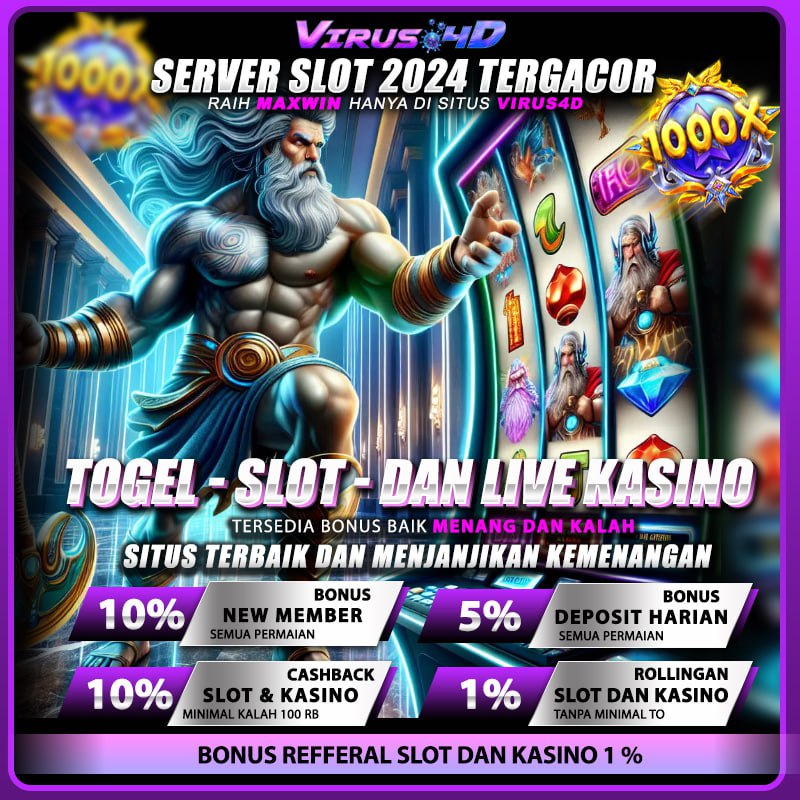 Situs Virus4D Slot, Togel, Casino Pasti Menang dengan Pola Jitu